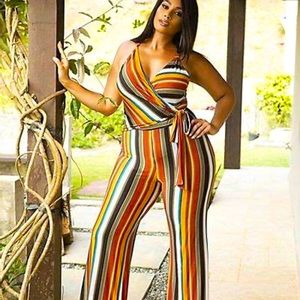 FTF Striped Jumpsuit